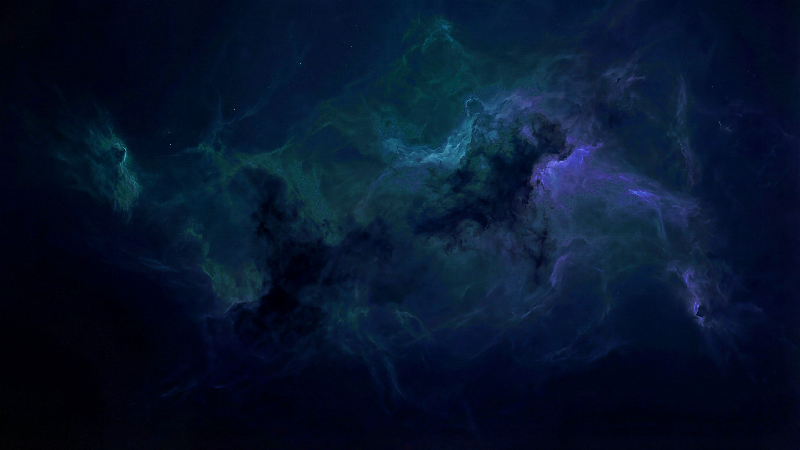 Deep space nebula background, Veles Digital AI agency hero visual