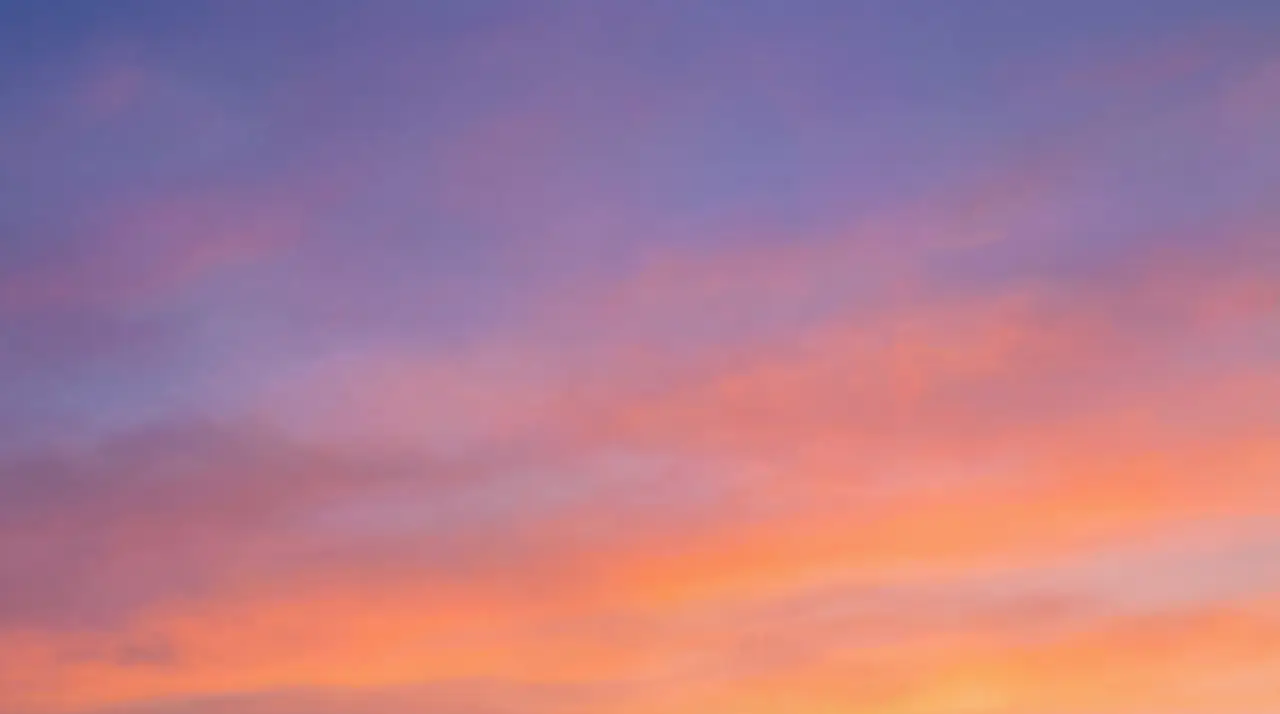Sunset sky over sandy alien landscape, atmospheric backdrop